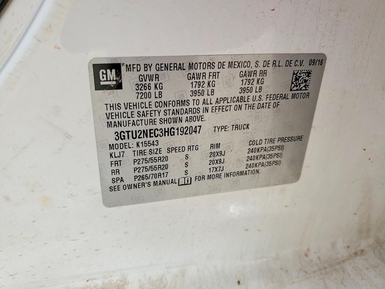 2017 GMC Sierra K1500 SLT