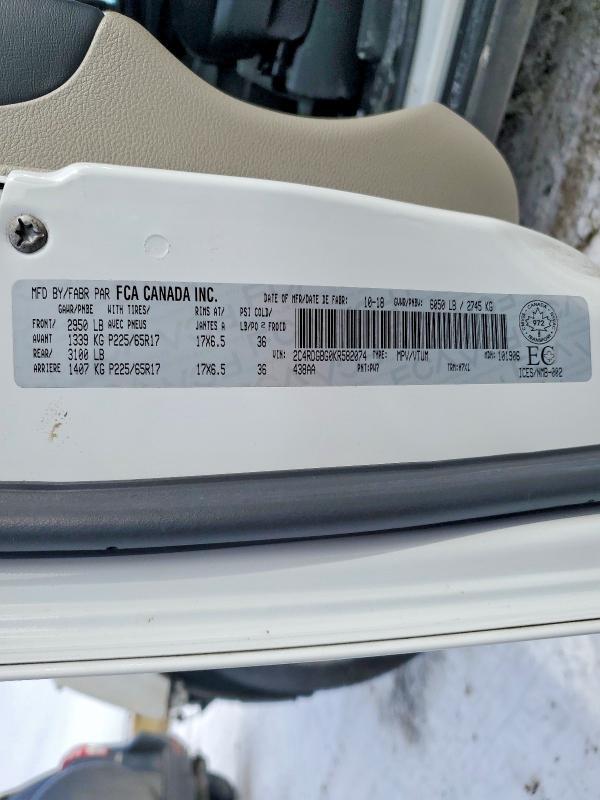 2019 Dodge Grand Caravan se