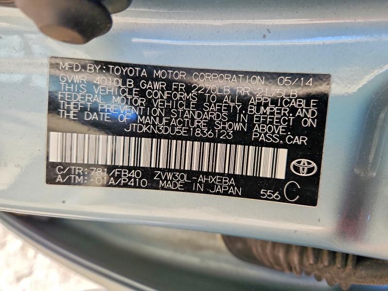 2014 Toyota Prius two