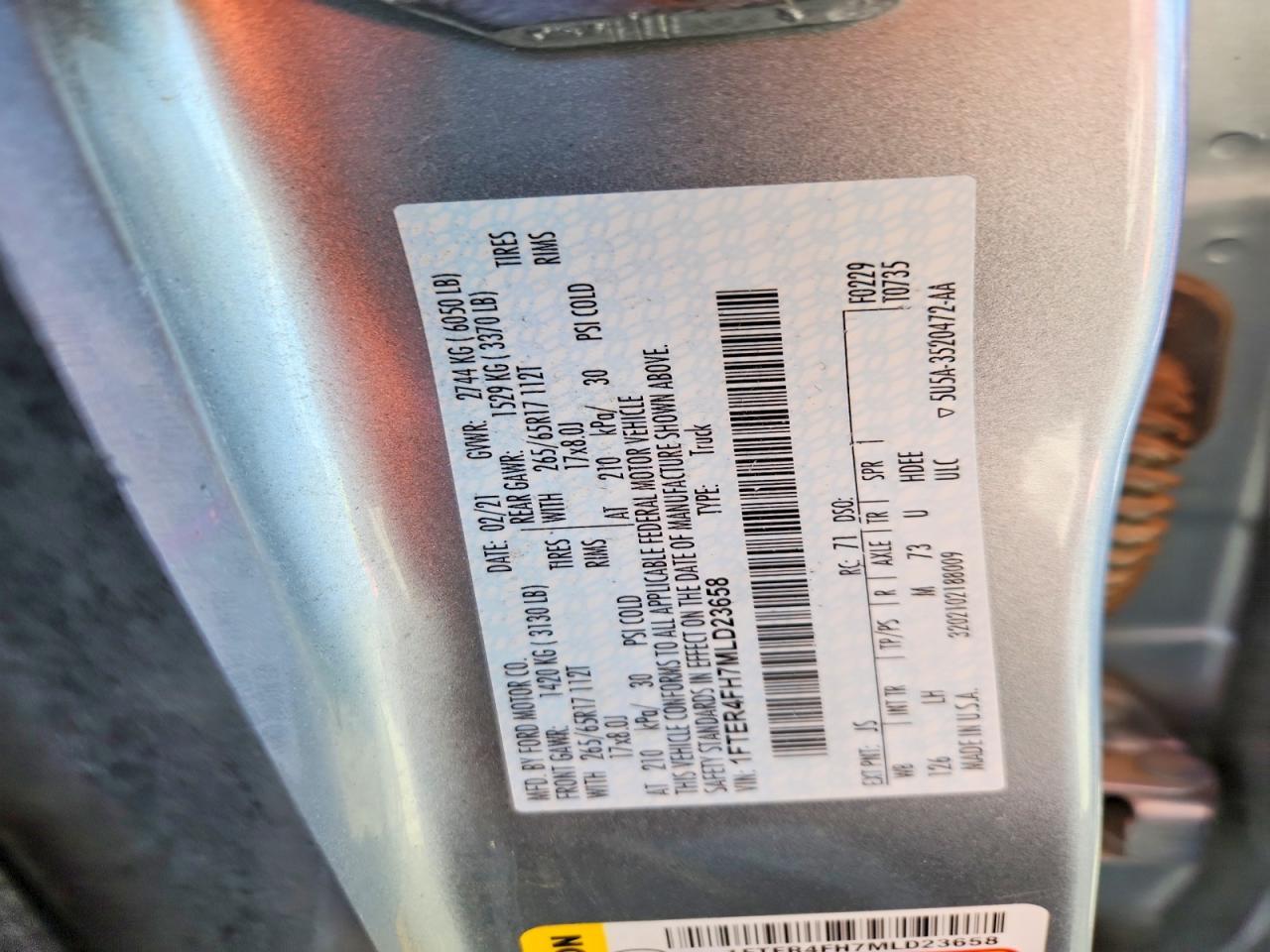 2021 Ford Ranger XL