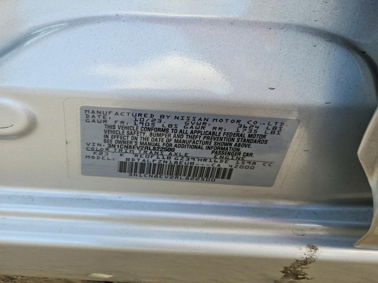 2024 Nissan Versa sv