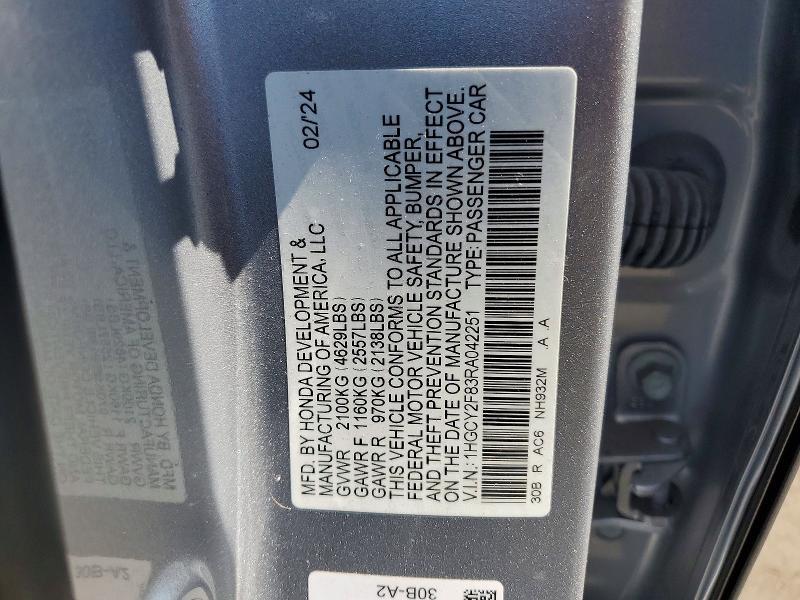 2024 Honda Accord Touring Hybrid