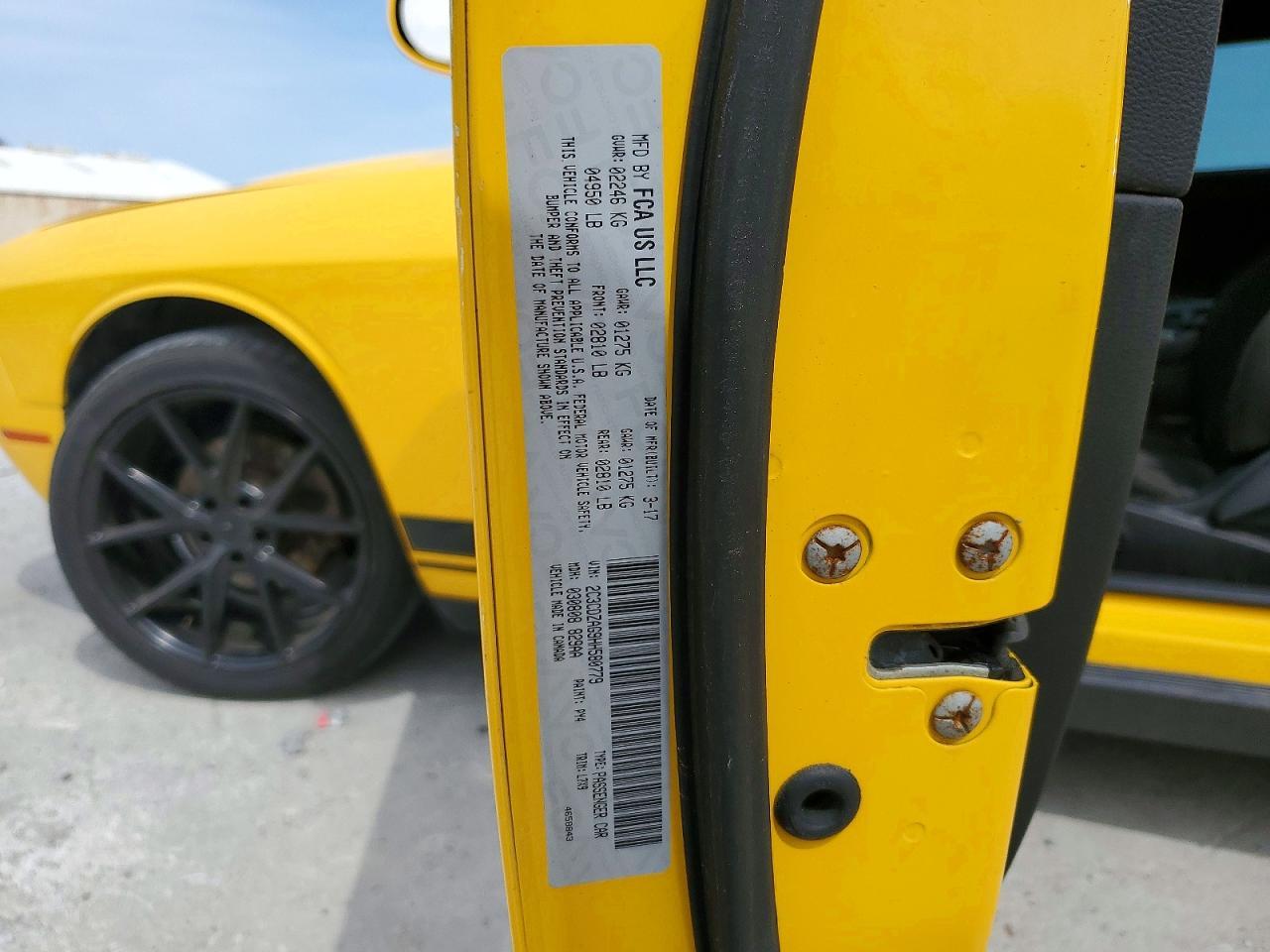 2017 Dodge Challenger sxt