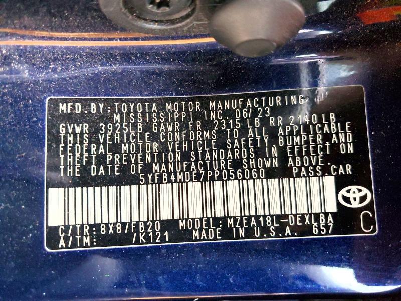 2023 Toyota Corolla le