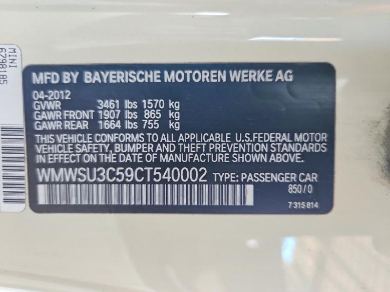 2012 Mini Cooper