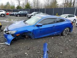 Salvage cars for sale from Copart Waldorf, MD: 2018 Honda Civic lx