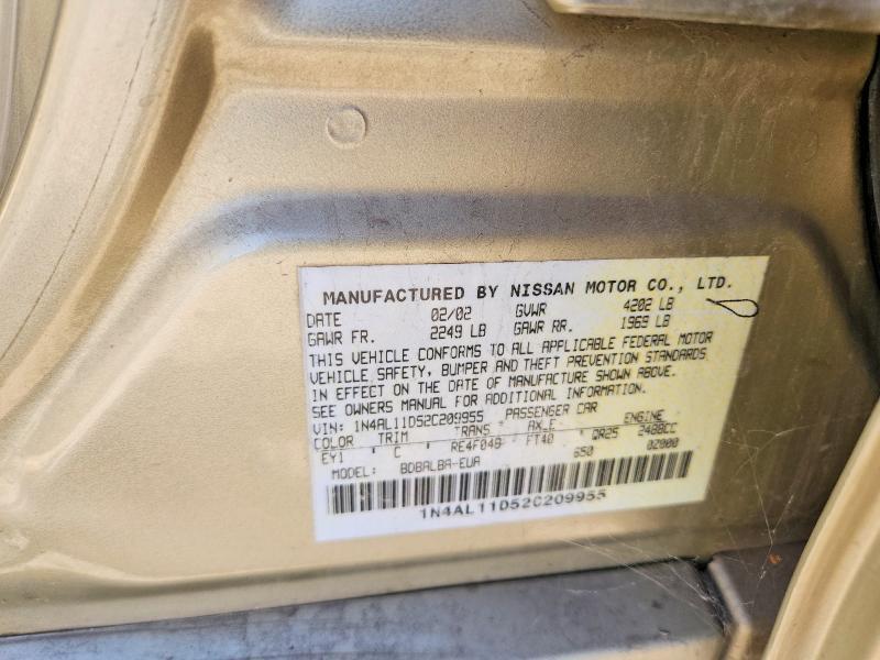 2002 Nissan Altima 2.5