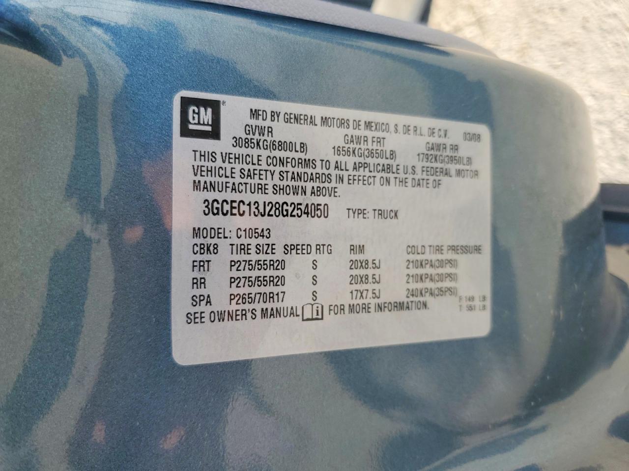 2008 Chevrolet Silverado C1500