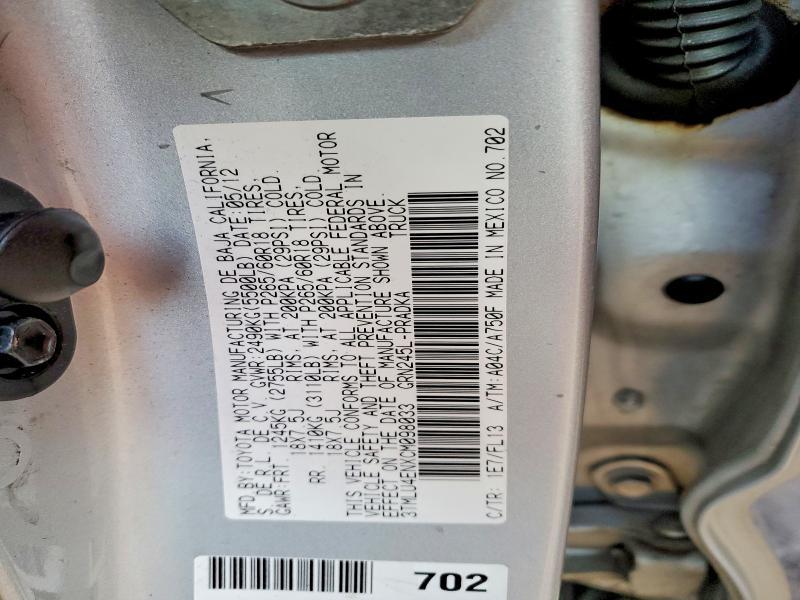 2012 Toyota Tacoma V6