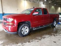 Salvage trucks for sale at Woodhaven, MI auction: 2018 Chevrolet Silverado K1500 LT