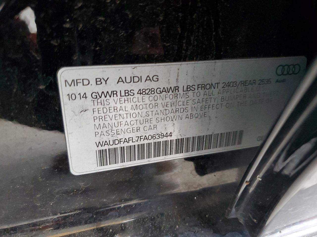 2015 Audi A4 Premium