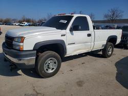 Salvage trucks for sale at Bridgeton, MO auction: 2007 Chevrolet Silverado K2500 Heavy Duty