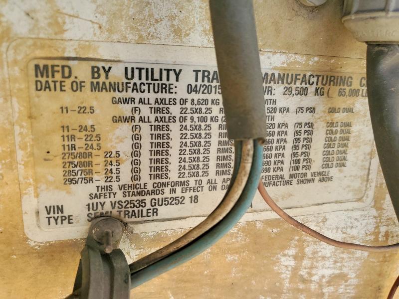 2016 Utility 2016 Util Refrigerated Van Trailer-Refrigerated