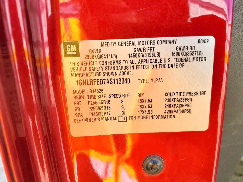 2010 Chevrolet Traverse lt