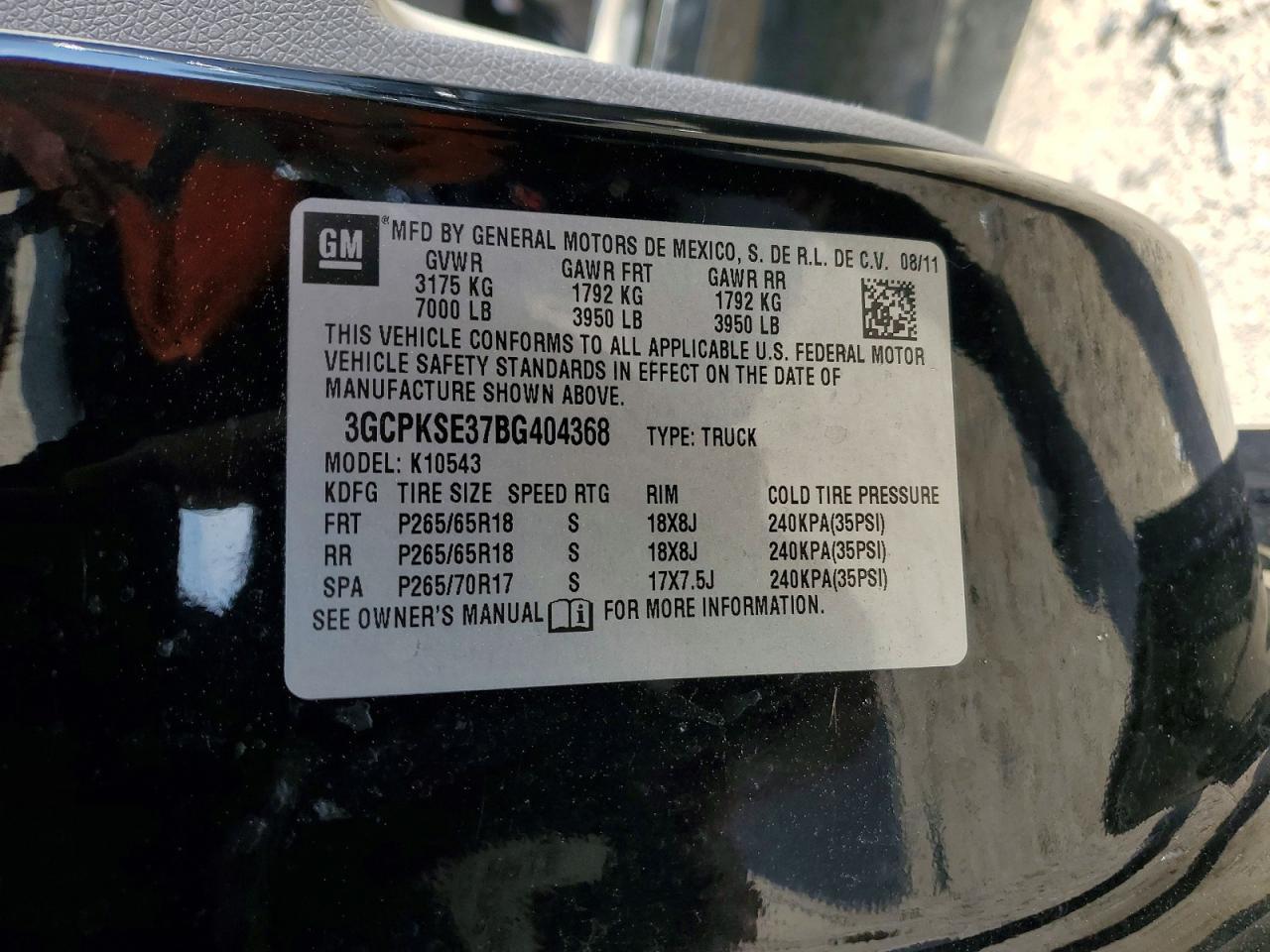 2011 Chevrolet Silverado K1500 LT