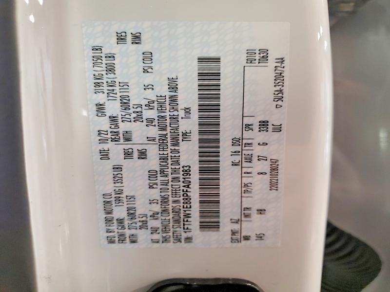 2023 Ford F150 Supercrew