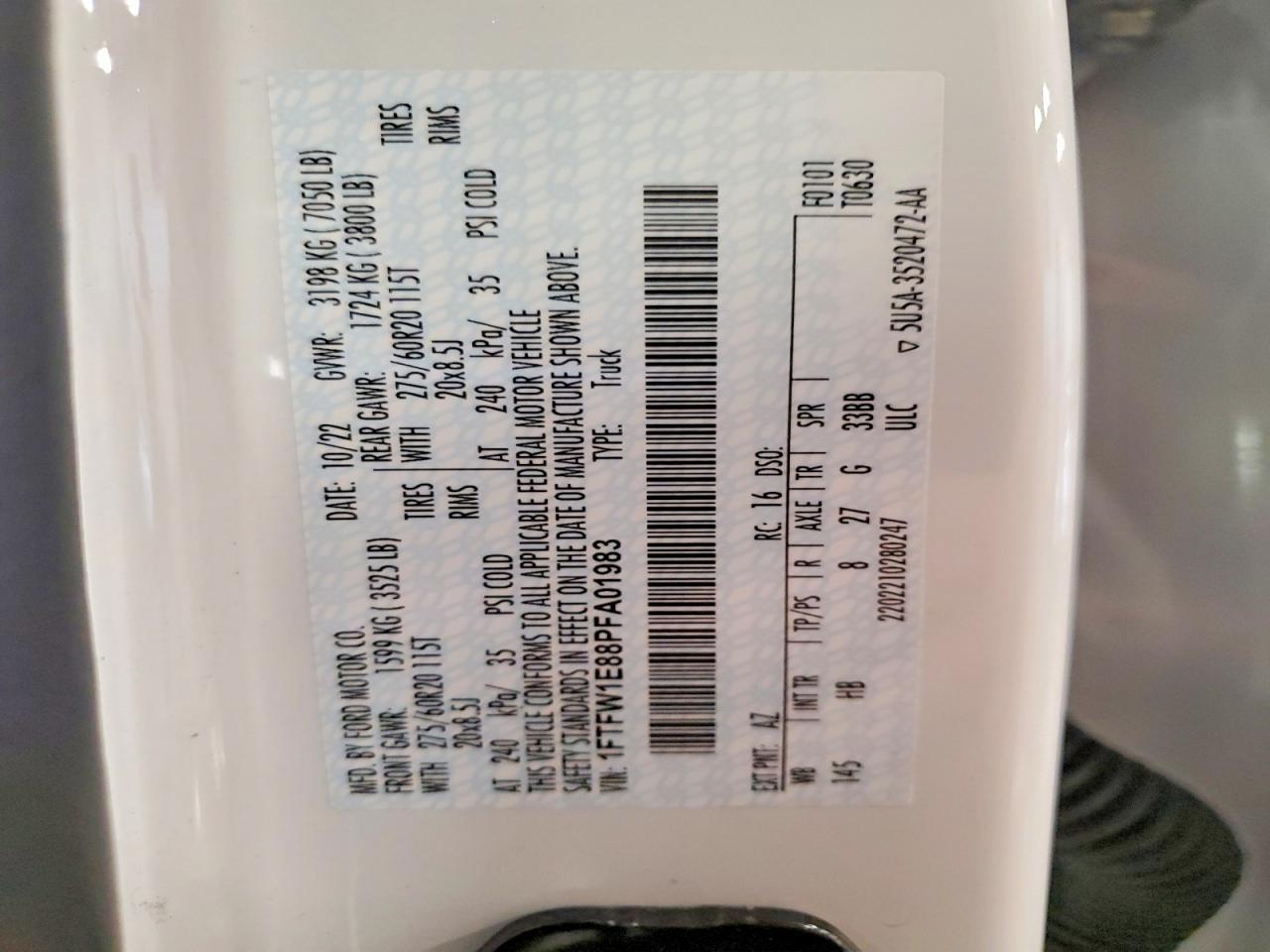 2023 Ford F150 Supercrew