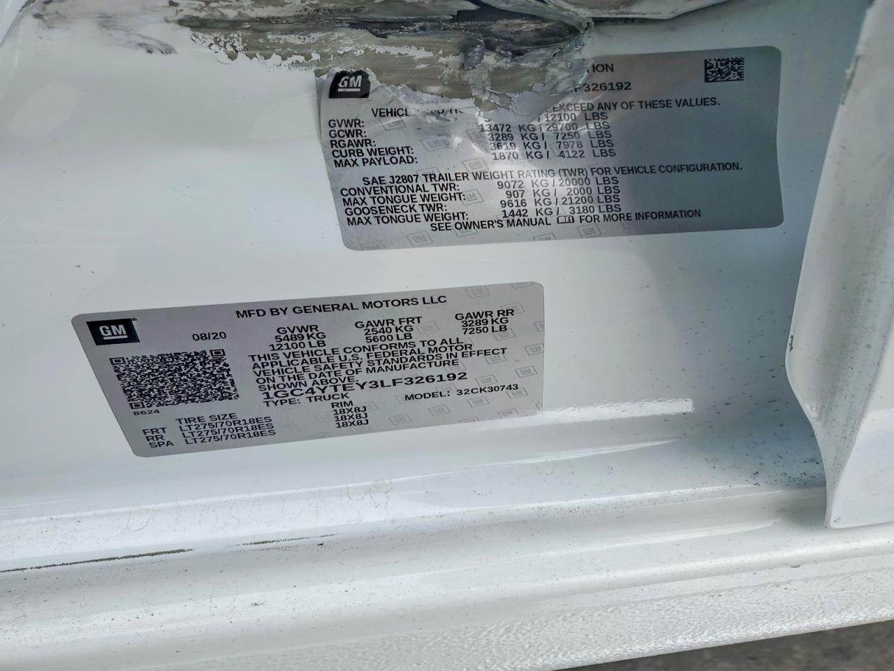 2020 Chevrolet Silverado K3500 LT