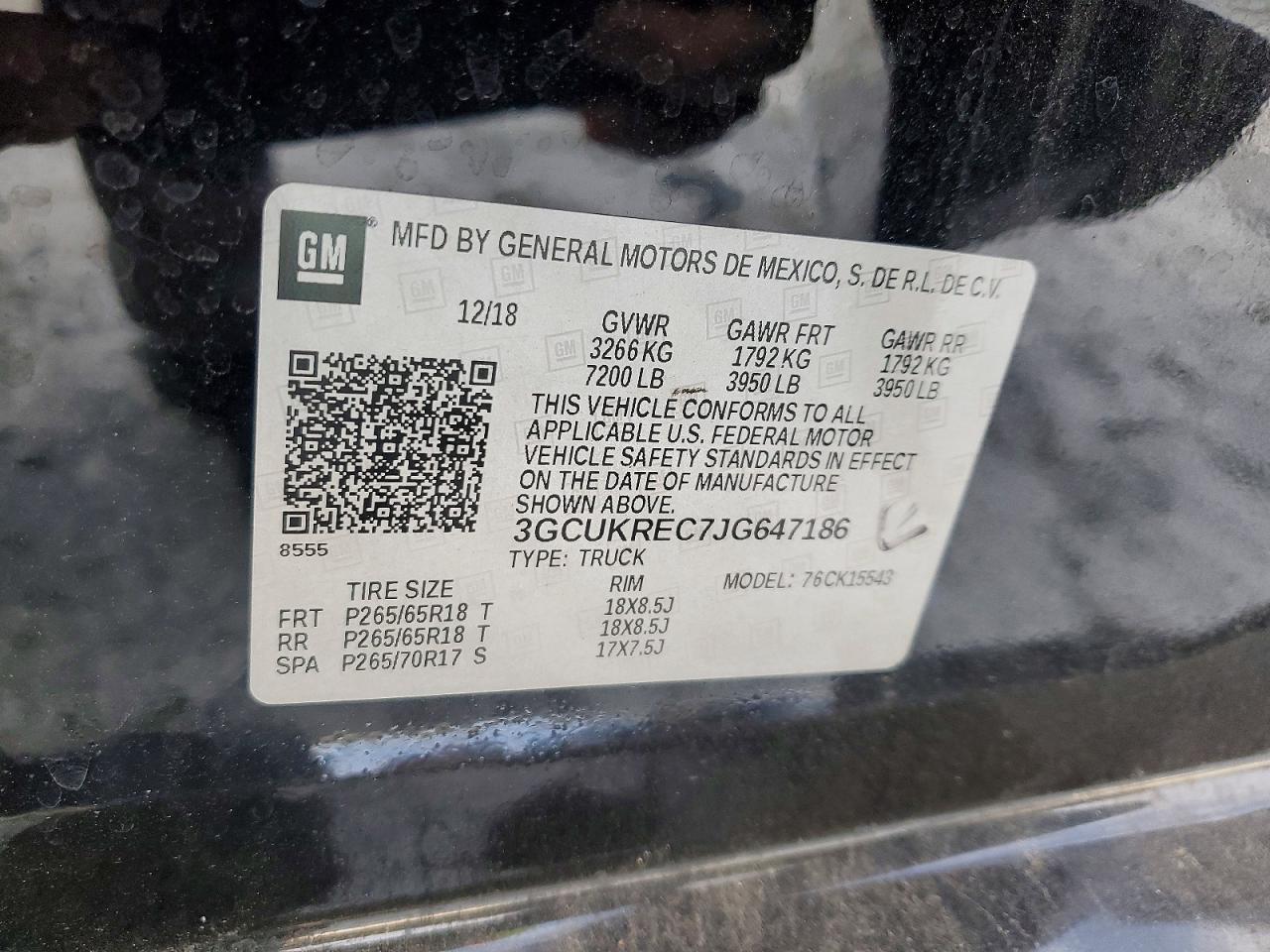 2018 Chevrolet Silverado K1500 LT