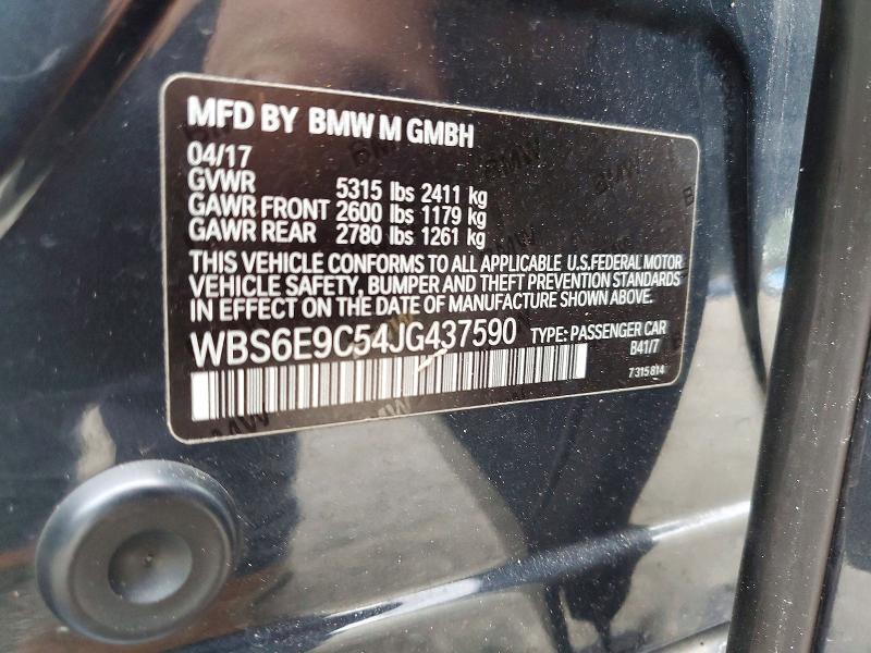 2018 BMW M6 Gran Coupe