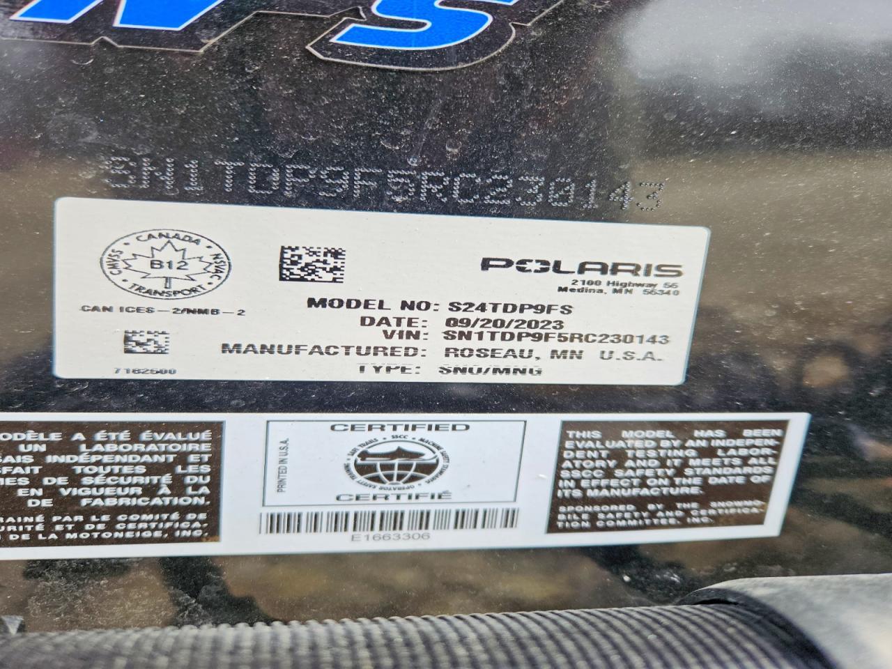 2024 Polr Snowmobile