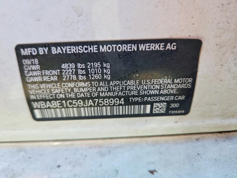 2018 BMW 330e