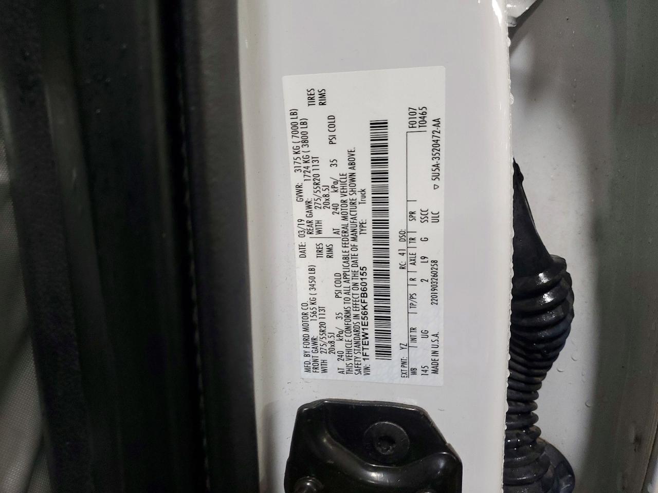2019 Ford F150 Supercrew