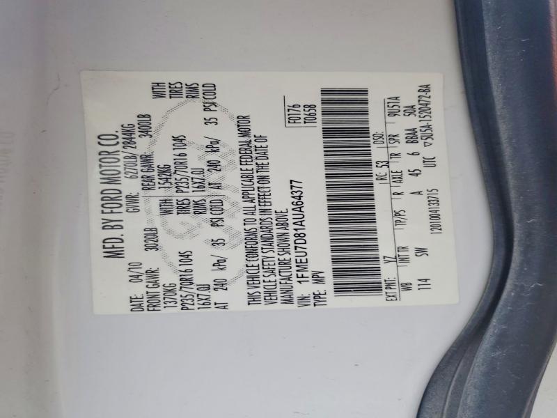 2010 Ford Explorer xlt