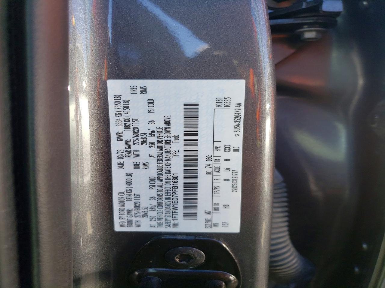 2023 Ford F150 Supercrew