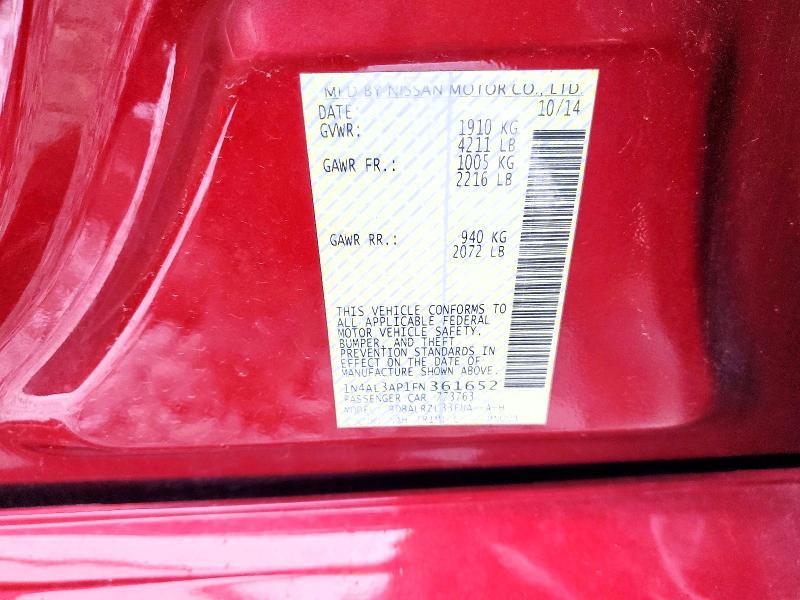 2015 Nissan Altima 2.5 sl