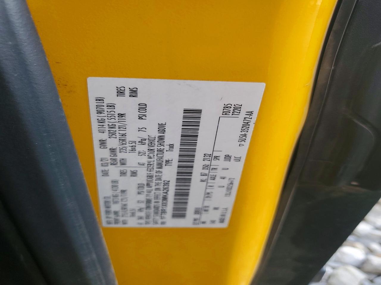 2021 Ford Transit 250 Delivery Van