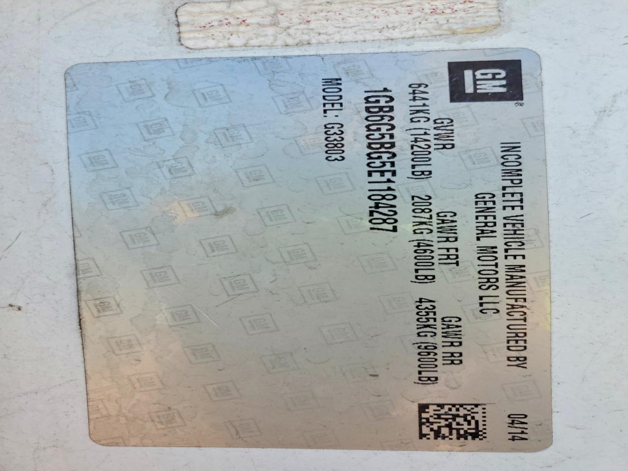 2014 Chevrolet Express G4-Shuttle Bus