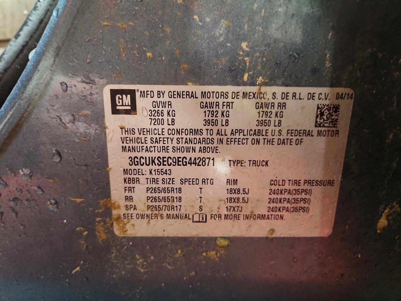 2014 Chevrolet Silverado K1500 LTZ