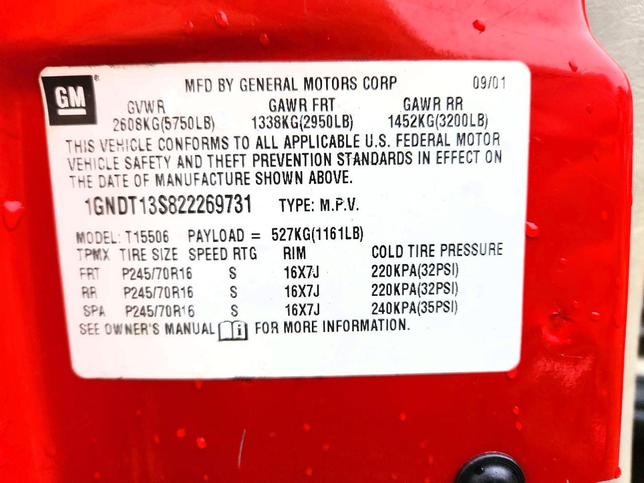 2002 Chevrolet Trailblazer