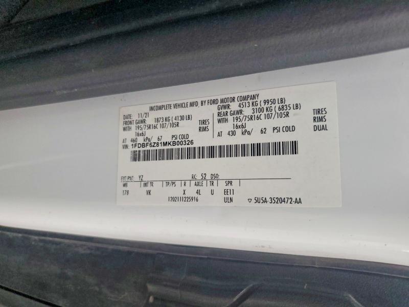 2021 Ford Transit Delivery Truck