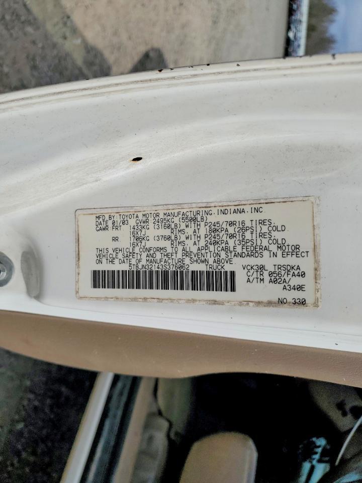 2003 Toyota Tundra Base