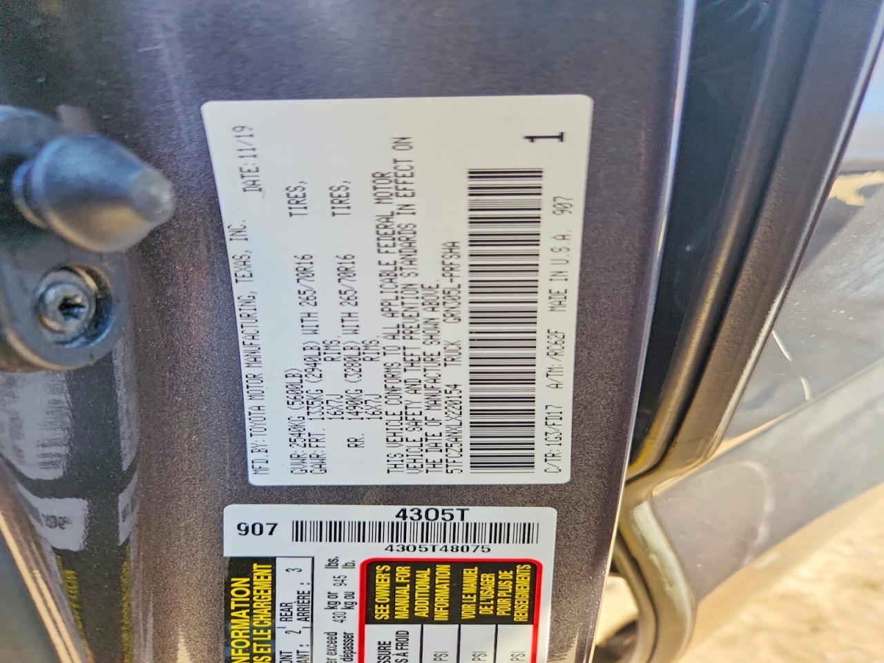 2020 Toyota Tacoma TRD OFF-Road