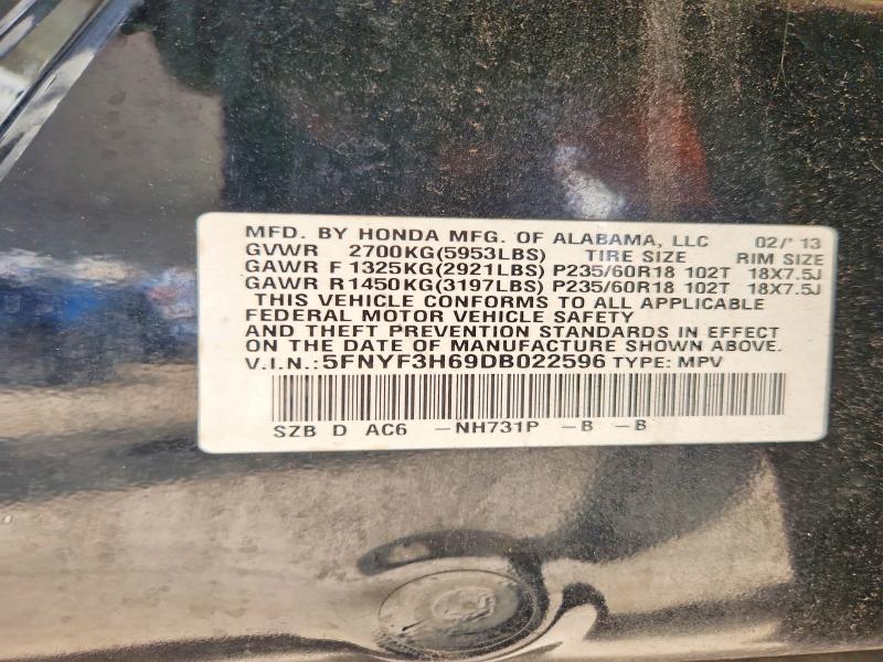 2013 Honda Pilot exl