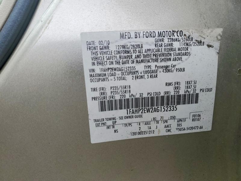2010 Ford Taurus sel