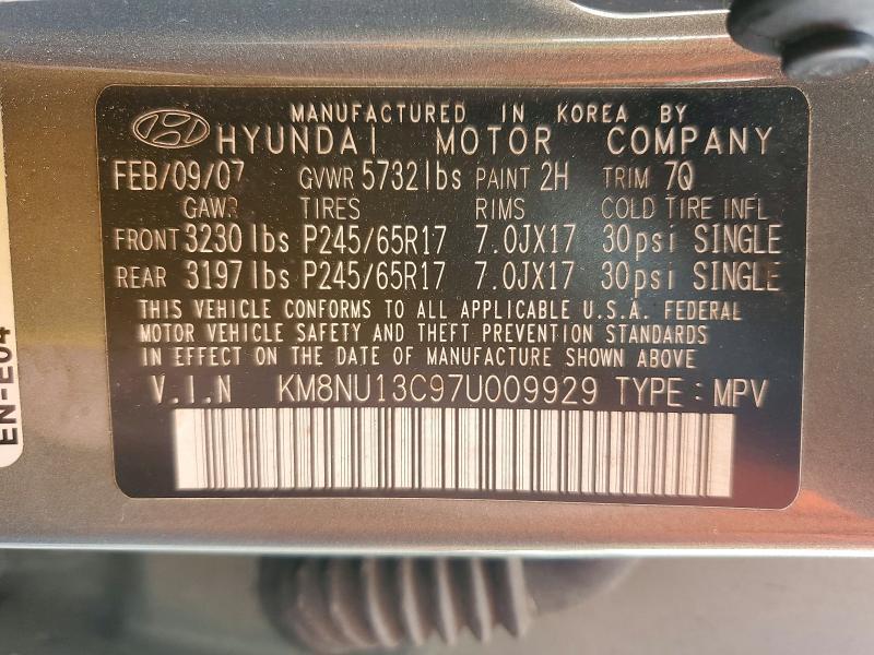 2007 Hyundai Veracruz gls