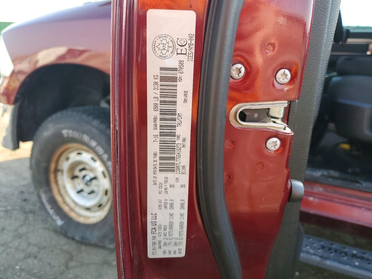 2016 Dodge RAM 1500 SLT
