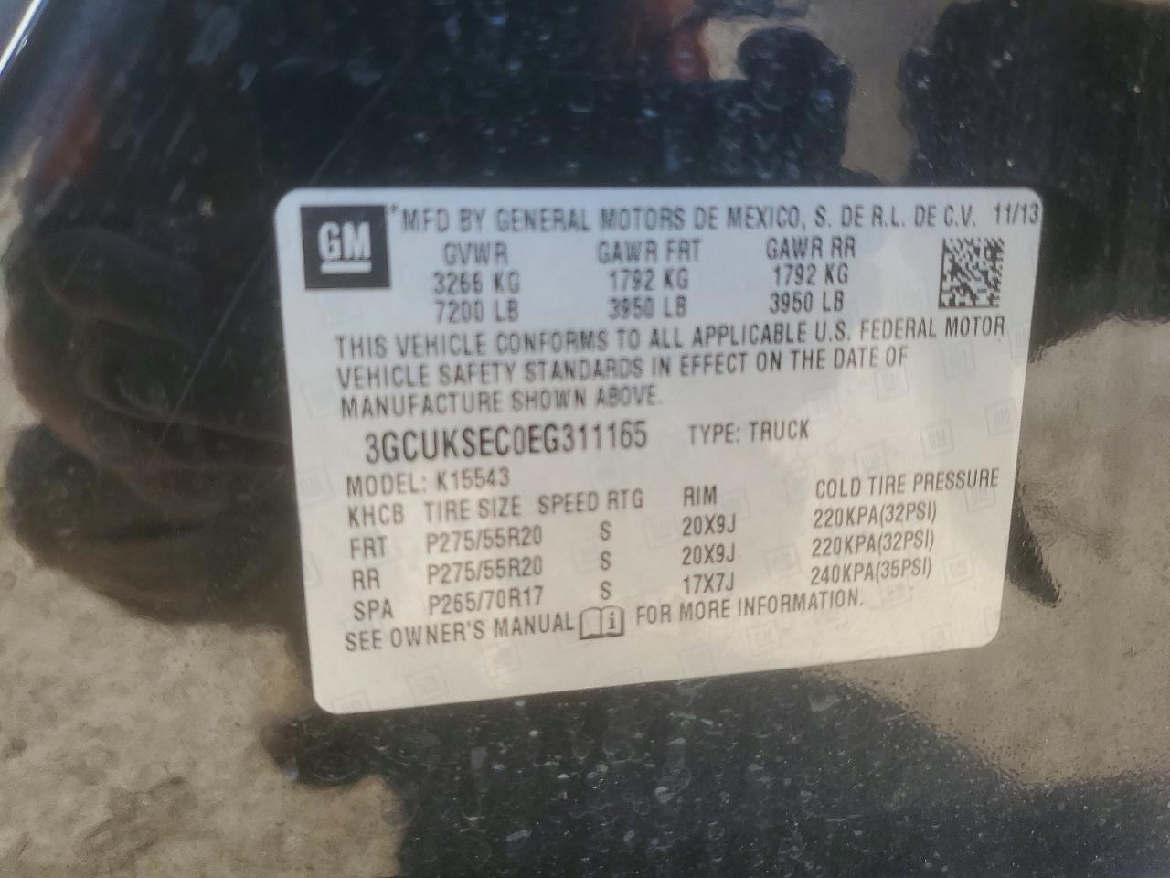 2014 Chevrolet Silverado K1500 LTZ
