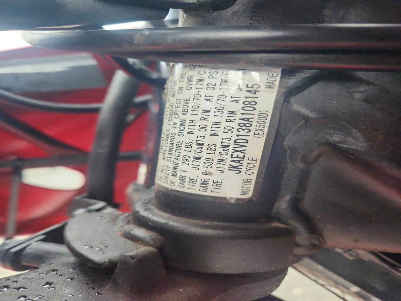 2008 Kawasaki EX500 D