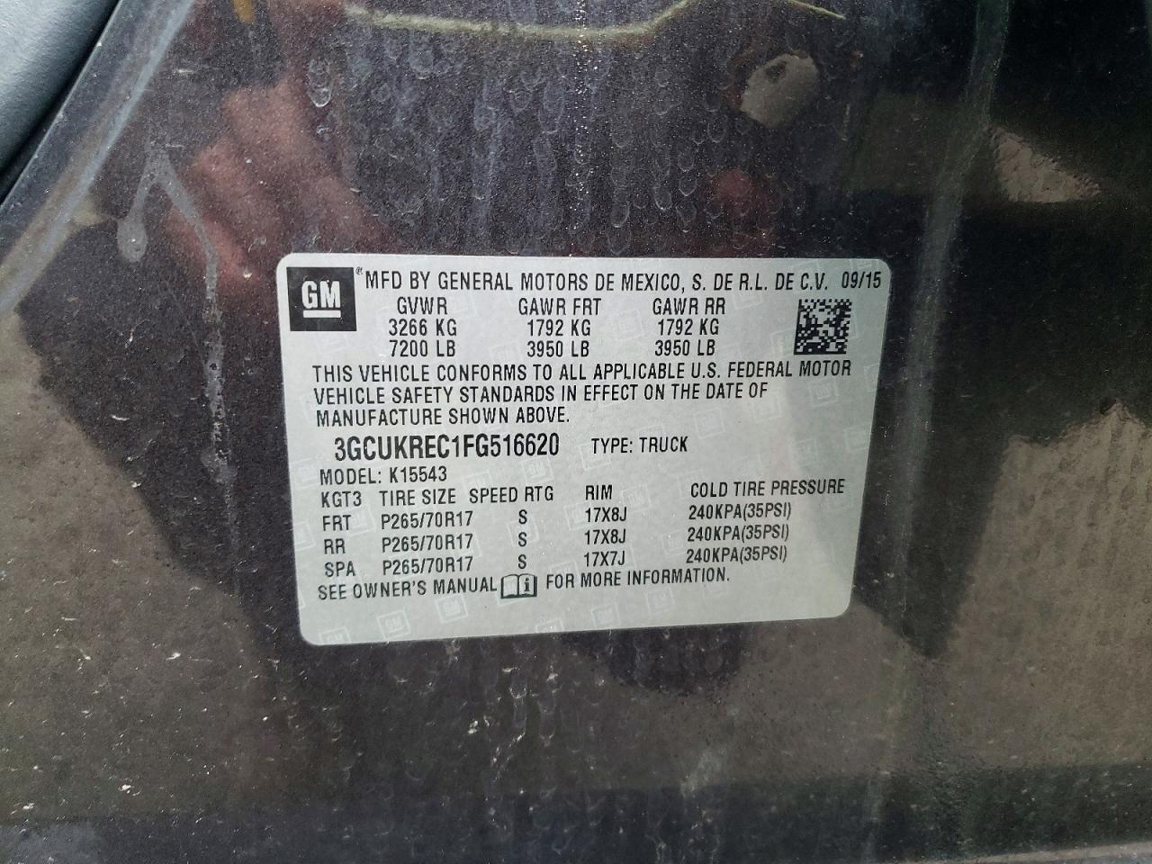 2015 Chevrolet Silverado K1500 LT