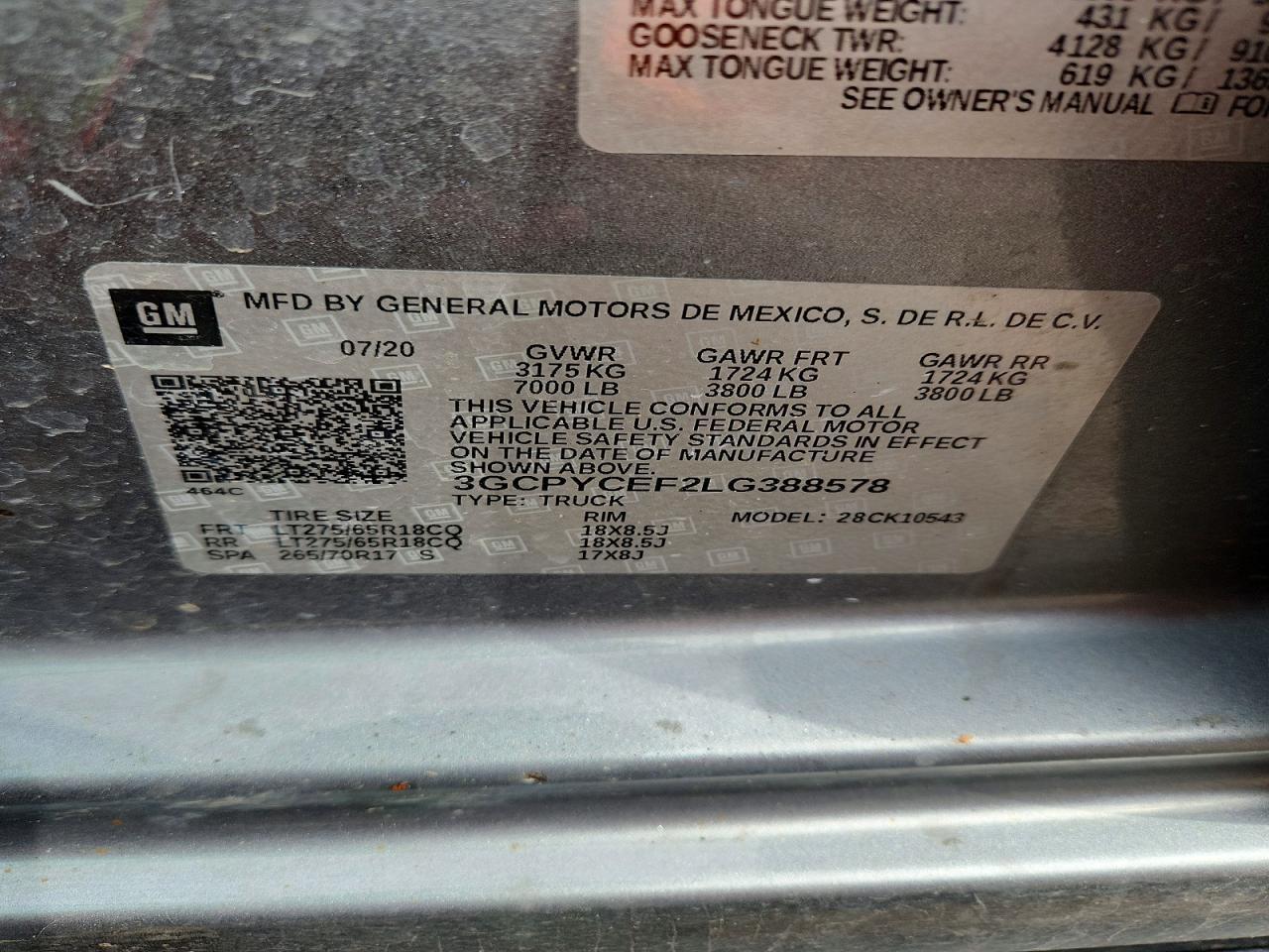 2020 Chevrolet Silverado K1500 Trail Boss Custom