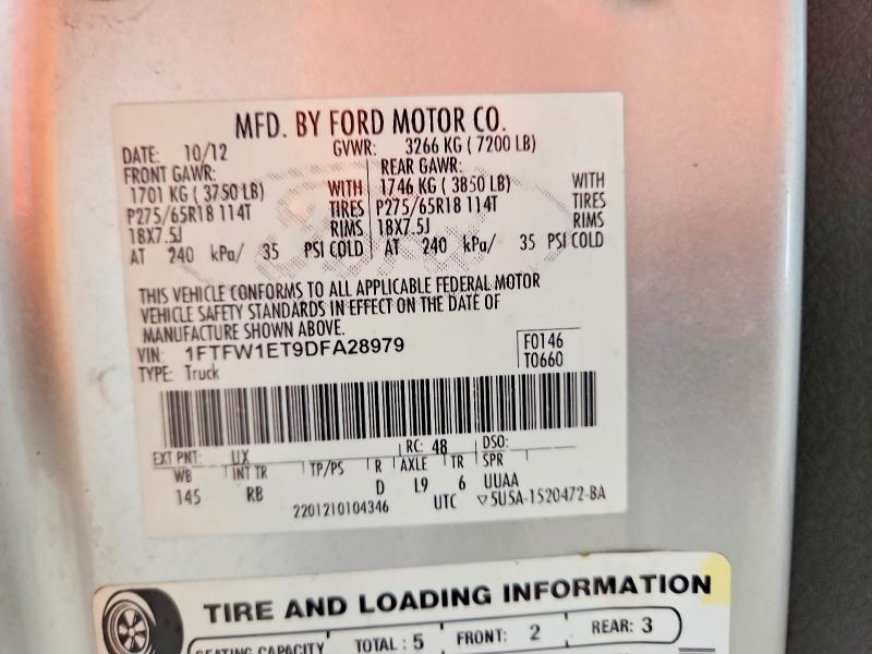 2013 Ford F150 Supercrew