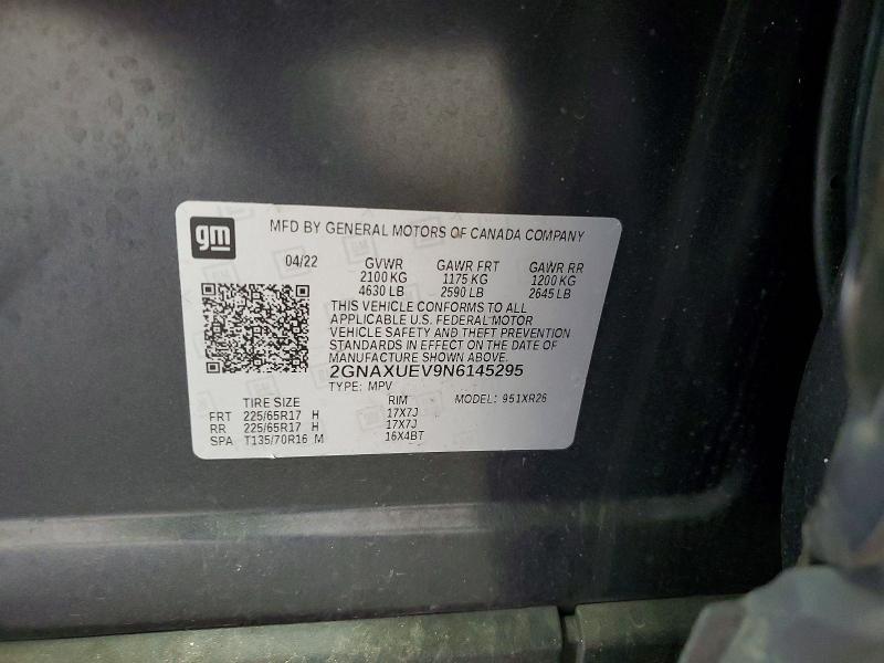 2022 Chevrolet Equinox lt