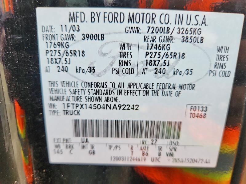2004 Ford F150
