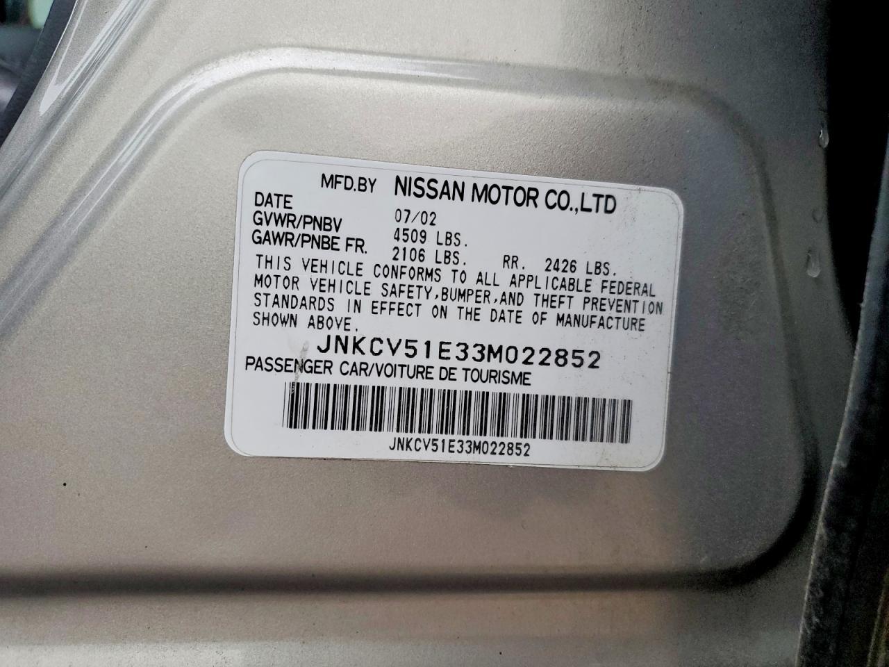 2003 Infiniti G35 Base