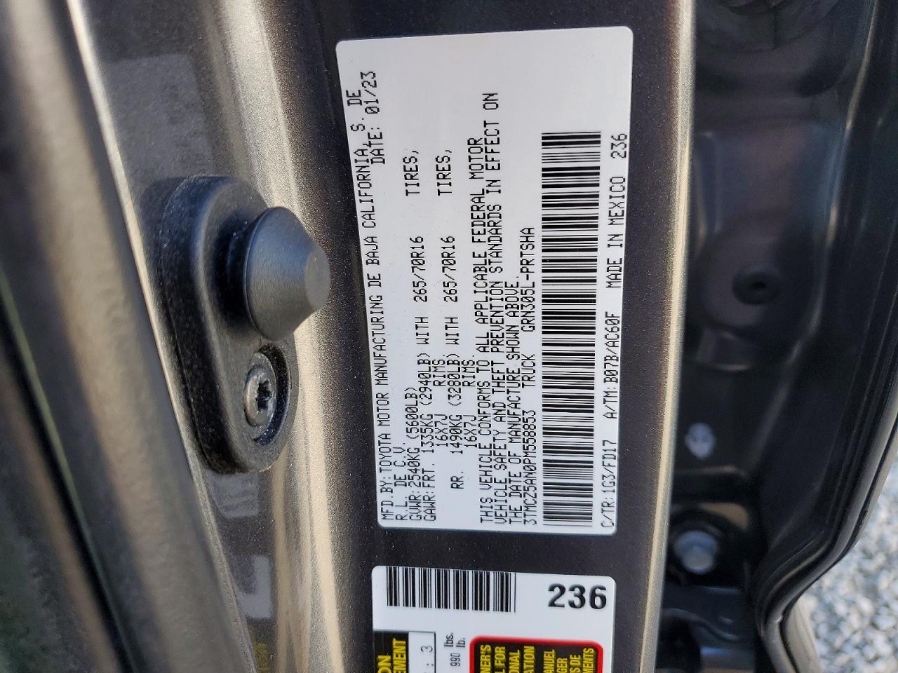 2023 Toyota Tacoma TRD OFF-Road